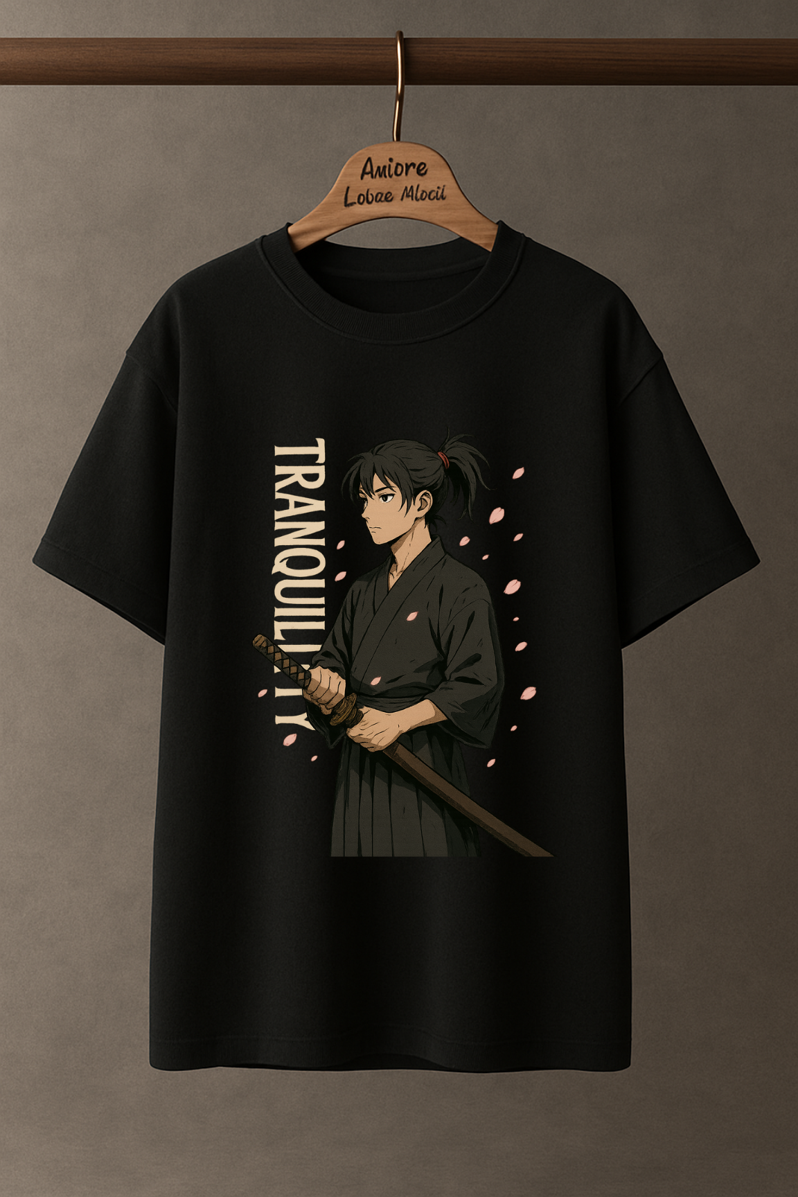 Tranquil Strength - Cherry Blossom Samurai Tee