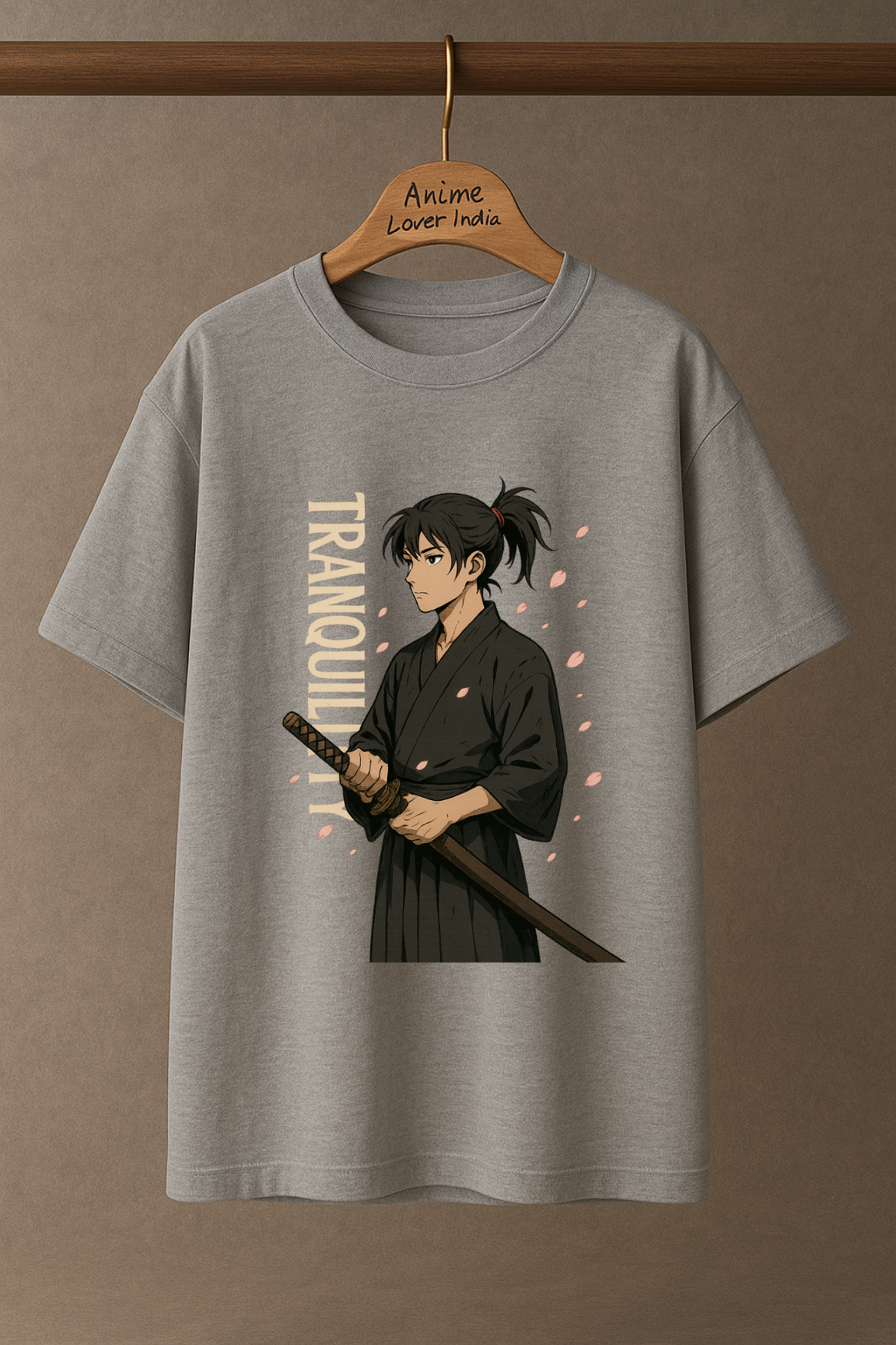 Tranquil Strength - Cherry Blossom Samurai Tee